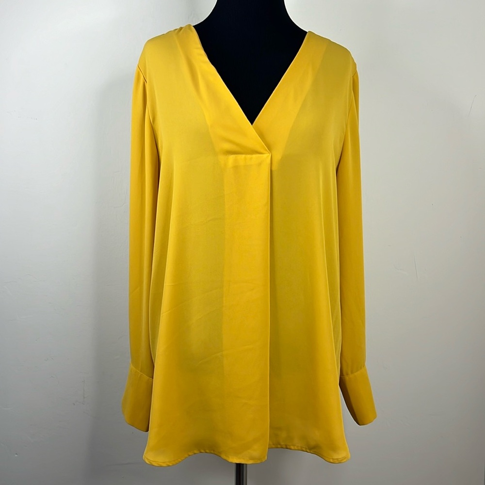 CYNTHIA STEFFE V-Neck Longsleeve Blouse M